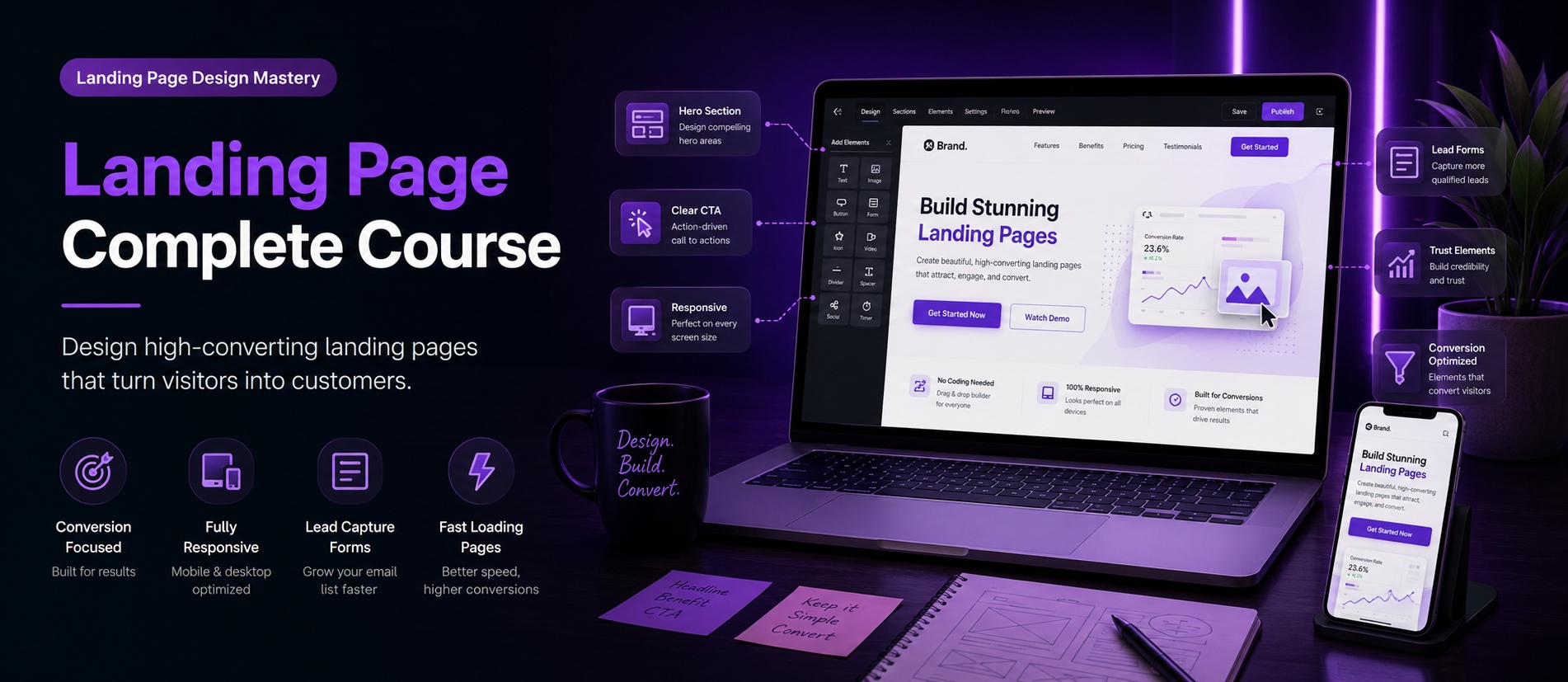 Landing Page Course Complete Course