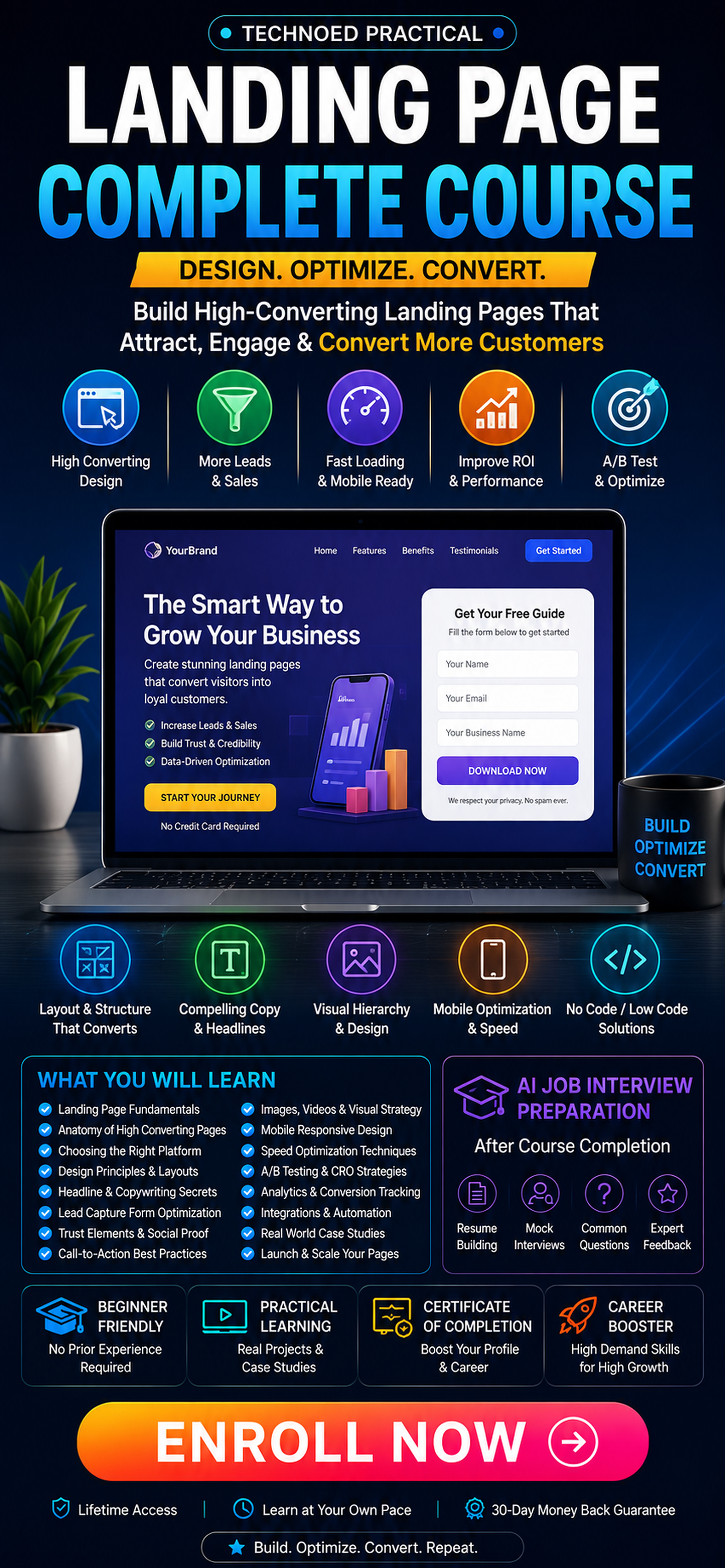Landing Page Course Complete Course